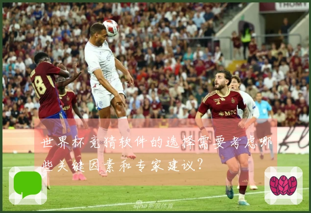 世界杯竞猜软件的选择需要考虑哪些关键因素和专家建议？