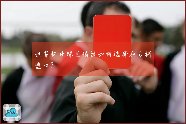 世界杯让球竞猜该如何选择和分析盘口？